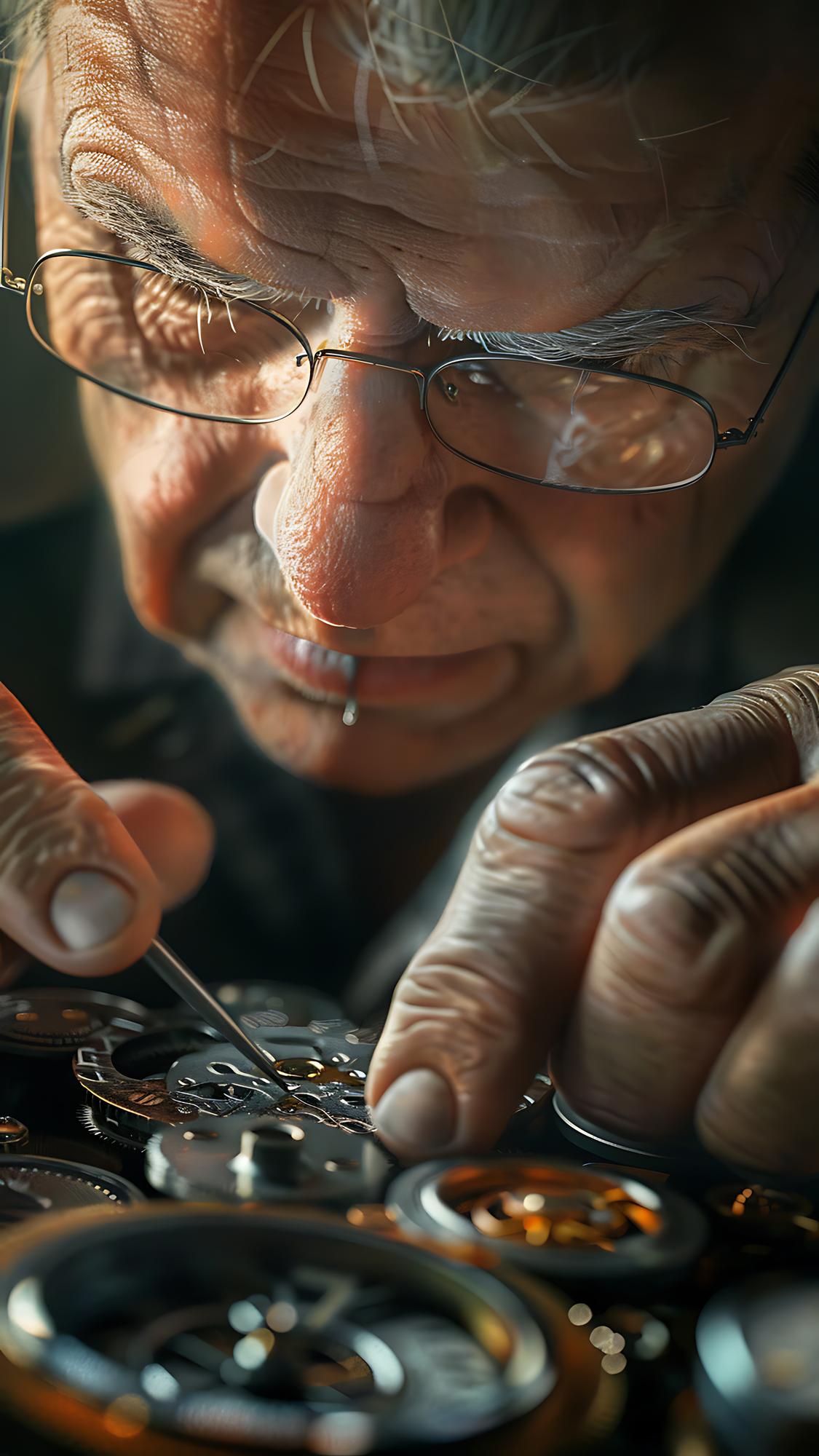 Relógio cronógrafo premium com pulseira metálica articulada